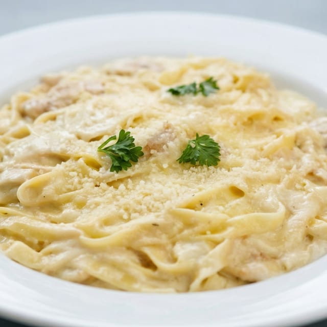 Fettuccine Alfredo Lunch.