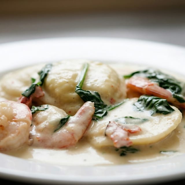 Lobster Ravioli.